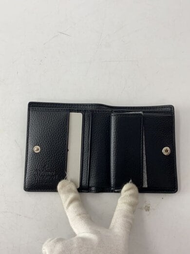 商品画像：2つ折り財布/フェイクレザー/BLK/無地/レディース/51150031W 4