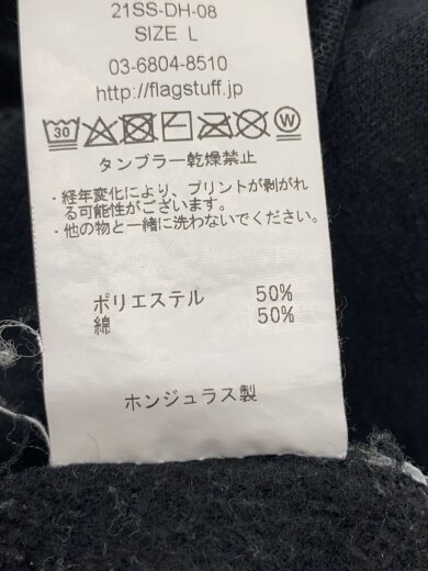 商品画像：スウェット/L/ポリエステル/BLK/プリント/21SS-DH-08// 5