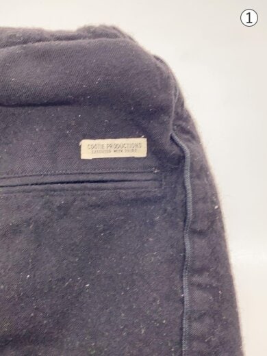 商品画像：ボトム/M/ウール/BLK/無地/Wool Saxony Track Pants// 7