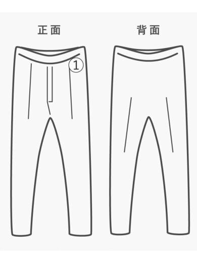 商品画像：ボトム/M/ウール/BLK/無地/Wool Saxony Track Pants// 8