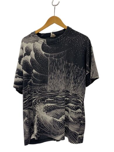 商品画像：Tシャツ/XL/コットン/BLK/M.C.ESCHER/USA製/90s/天地創造の二日目 1