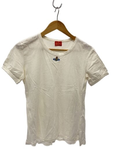 商品画像：Tシャツ/M/コットン/WHT/オーブ刺しゅう/ワンポイント 1
