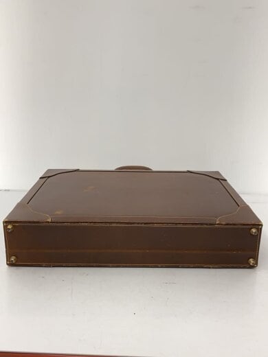 商品画像：ブリーフケース/レザー/BRW/無地/アタッシュケース/ダイヤルロック式/角スレ、キズ有り 4