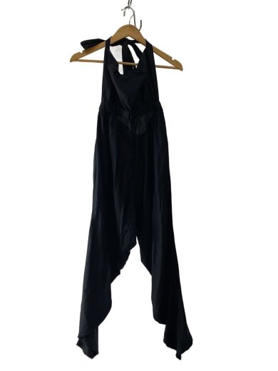 商品画像：オーバーオール/--/コットン/BLK/無地/PANTS131/コットンオーバーオール// 1