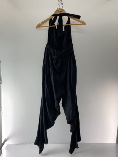 商品画像：オーバーオール/--/コットン/BLK/無地/PANTS131/コットンオーバーオール// 2