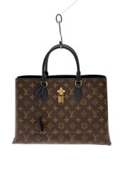 フラワー・トート_モノグラム・キャンバス/PVC/BRW/モノグラム