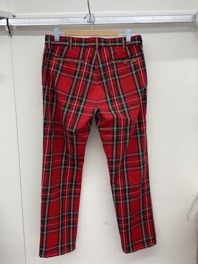 商品画像：ボトム/32/コットン/RED/チェック 2