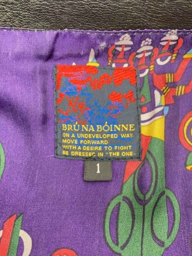 商品画像：レザージャケット・ブルゾン/1/レザー/BLK/無地/5080 3