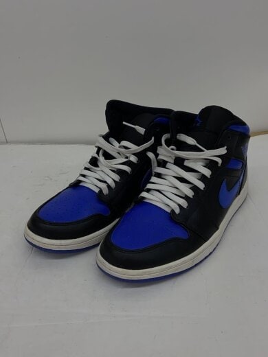 商品画像：AIR JORDAN 1 MID/エアジョーダン 1 ミッド/ブラック/554724-068/27cm/BLU 2