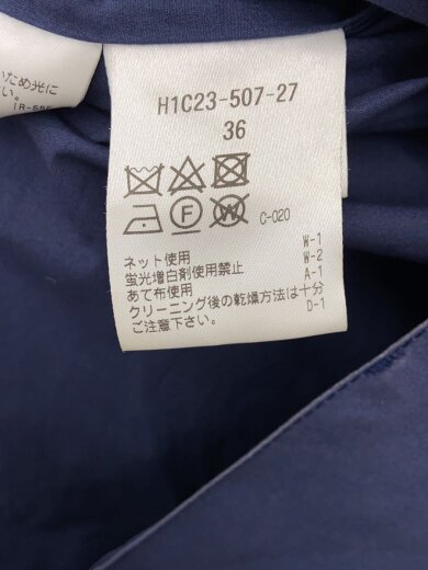 商品画像：ステンカラーコート/36/コットン/NVY/無地/H1C23-507-27// 4