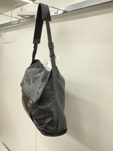 商品画像：ショルダーバッグ/レザー/BLK/無地 2