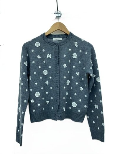 商品画像：カーディガン(薄手)/FREE/ポリエステル/GRY 1