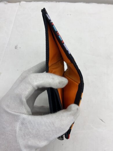 商品画像：2つ折り財布/--/BLK/総柄/メンズ/TT4000D.1607 4