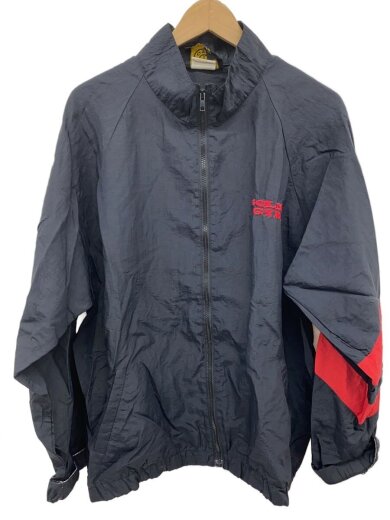 商品画像：GOLDS GYM/ナイロンジャケット/L/ナイロン/BLK/無地 1