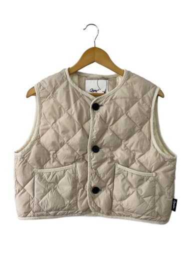 商品画像：ダウンベスト/14/ナイロン/CRM/無地/KW32-115-02 1