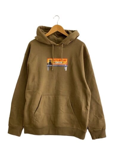 商品画像：パーカー/L/コットン/BRW/プリント/PF00680 1