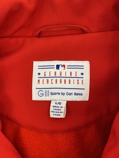 商品画像：ジャケット/L/ポリエステル/RED/無地 3