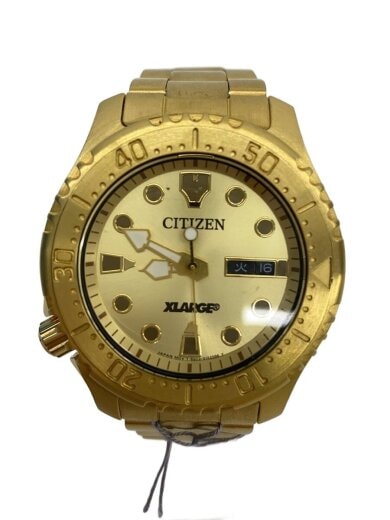 画像：CITIZEN × X-LARGE腕時計/アナログ/GLD/GLD/8203-S118603//1