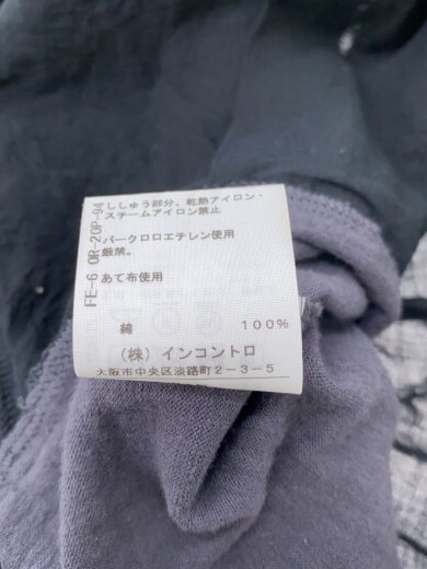 商品画像：長袖ブラウス/38/コットン/GRY/無地 4