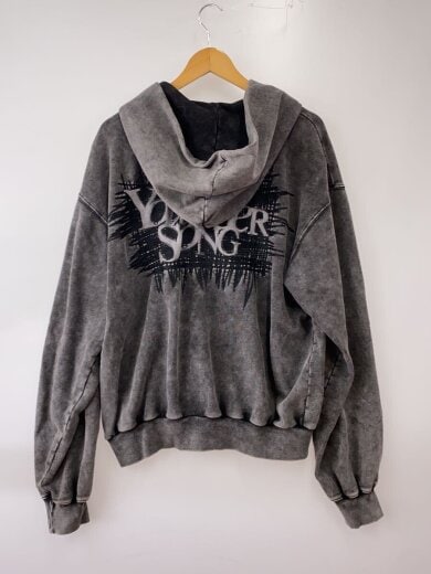 商品画像：ジップパーカー/L/コットン/GRY/YS1478 2