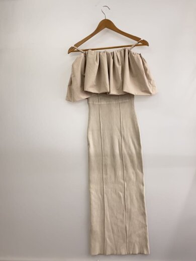 商品画像：ノースリーブワンピース/--/レーヨン/BEG/FWNO221065 2