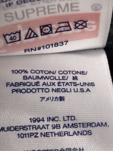 商品画像：Tシャツ/L/コットン/BLK 4