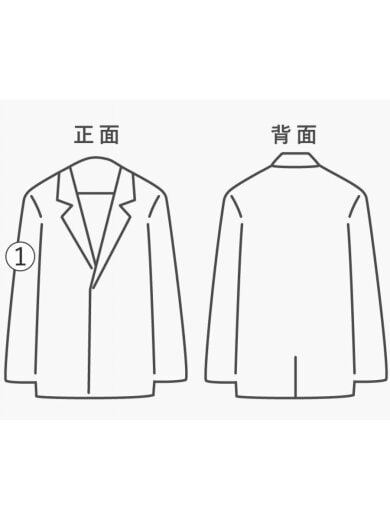 商品画像：コート/M/ウール/BLK/無地/HBW010 7