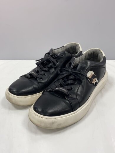 商品画像：ローカットスニーカー/--/BLK/レザー 2