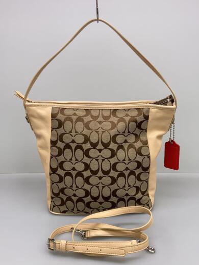 画像：COACHトートバッグ/キャンバス/BEG/総柄/237021