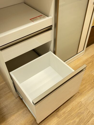 画像：その他ブランド古賀家具/レンジ台/ウッド/WHT/カウンター ミント8