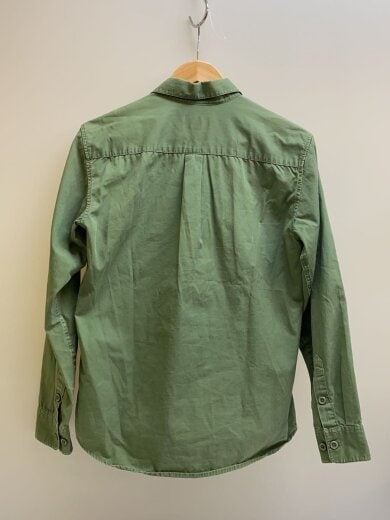 商品画像：長袖シャツ/M/コットン/GRN/無地 2