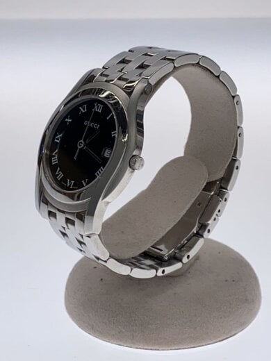 商品画像：クォーツ腕時計/アナログ/ステンレス/BLK/SLV/SS/5500M 2