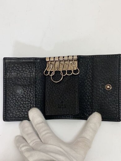 商品画像：キーケース_インターロッキングG/フェイクレザー/BLK/メンズ 4