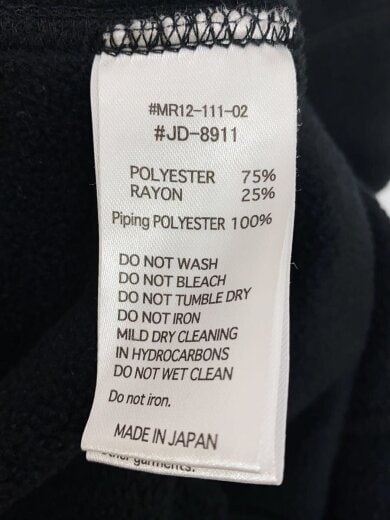 商品画像：カーディガン(薄手)/36/ポリエステル/BLK/無地 4