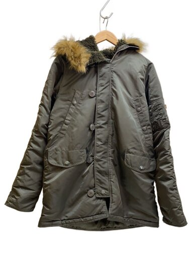 画像：ALPHA INDUSTRIESジャケット/L/ナイロン/KHK1