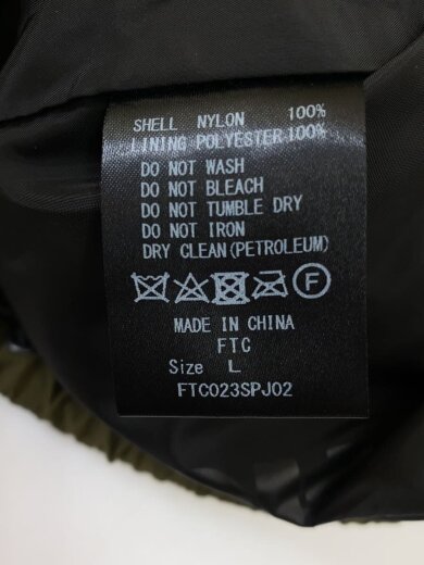 商品画像：ナイロンジャケット/L/ナイロン/GRN/無地/FTC023SPJ02 4