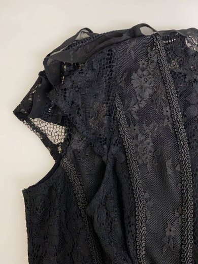 商品画像：キャミワンピース/O/ポリエステル/BLK/無地/fwfo232505 4