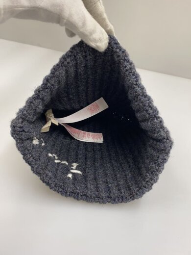 商品画像：ニットキャップ/FREE/ウール/GRY/無地/メンズ// 3