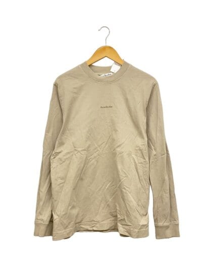 商品画像：長袖Tシャツ/XS/コットン/BEG/無地/fw-mn-tshi000354// 1