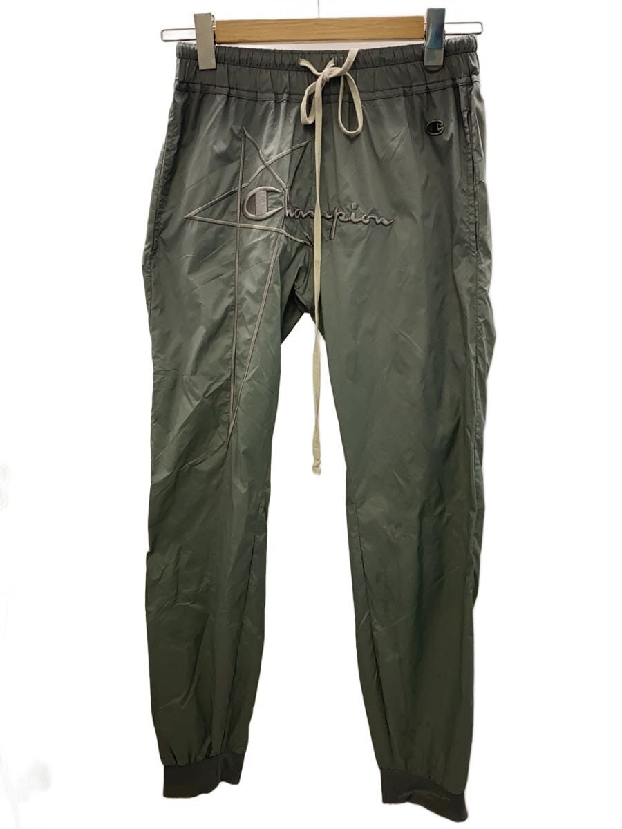 Rick Owens / ストレートパンツ/S/ナイロン/GRY/CM21S0016-216769/21ss/RICK OWENS X CHAM