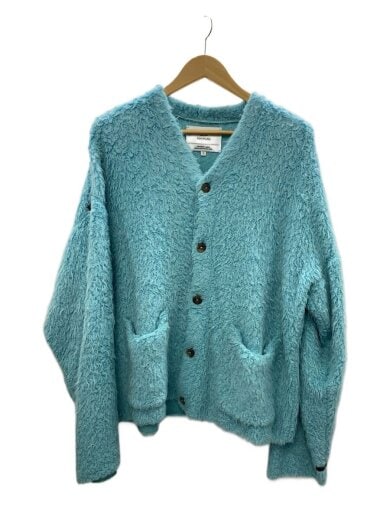 商品画像：カーディガン(薄手)/S/コットン/BLU/knit7-suri-cotton-crew 1