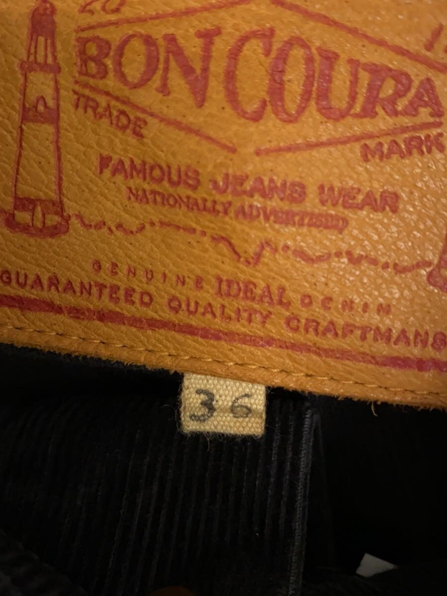 BONCOURA / ジャケット/36/コーデュロイ/BLK/072-915-4225