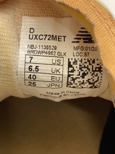 商品画像：ローカットスニーカー/25cm/BEG/UXC72MET 5