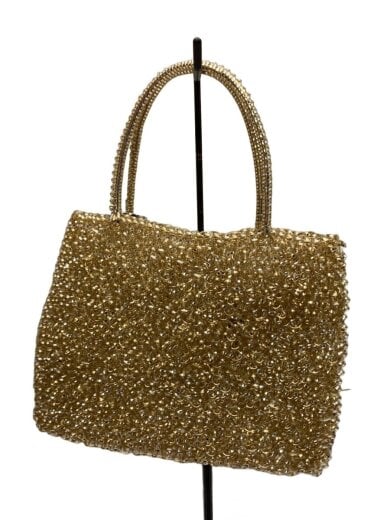 商品画像：ハンドバッグ/--/GLD/ワイヤーバッグ 1