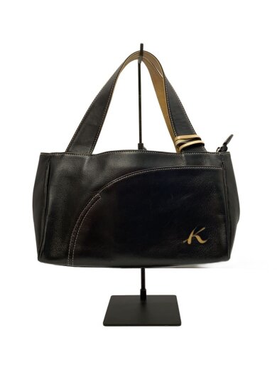 商品画像：ハンドバッグ/レザー/BLK 1