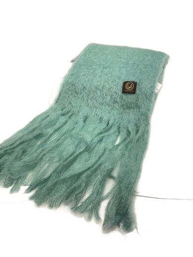 商品画像：MANTAS EZCARAY/マフラー/モヘア/BLU/レディース 1