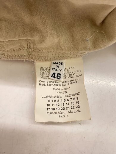 商品画像：ボトム/46/コットン/BEG/無地/S30KA0229/11SS/イージーパンツ/ポケット部分変色 4