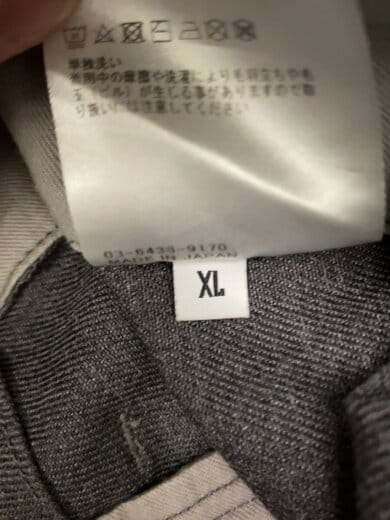 商品画像：ボトム/XL/コットン/GRY/TYPE-F 5