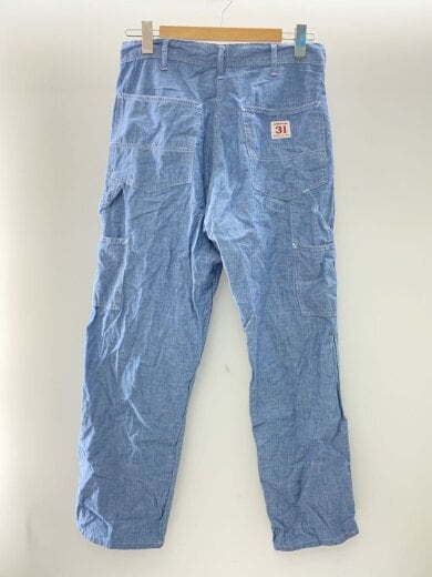 商品画像：ペインターパンツ/--/コットン/BLU/無地/シャンブレー 2