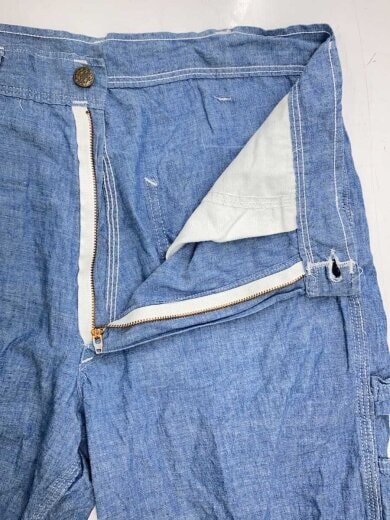 商品画像：ペインターパンツ/--/コットン/BLU/無地/シャンブレー 3